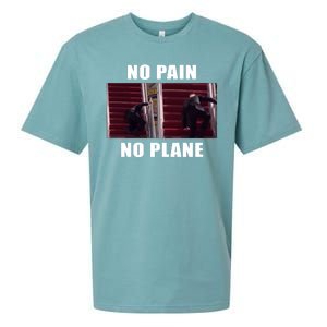 No Pain No Plane Funny Biden Stumbling Meme Sueded Cloud Jersey T-Shirt