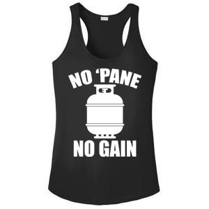 No 'Pane No Gain Propane Ladies PosiCharge Competitor Racerback Tank