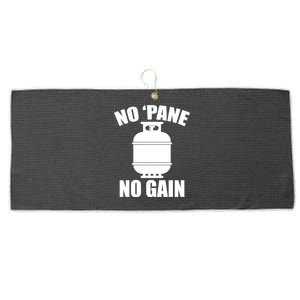 No 'Pane No Gain Propane Large Microfiber Waffle Golf Towel