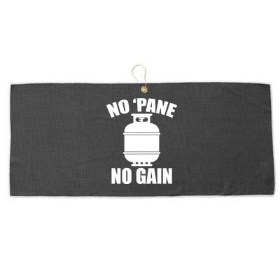 No 'Pane No Gain Propane Large Microfiber Waffle Golf Towel