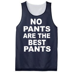 No Pants Are The Best Pants Funny Mesh Reversible Basketball Jersey Tank