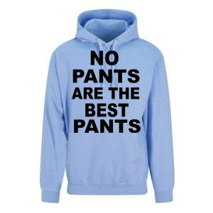 No Pants Are The Best Pants Funny Unisex Surf Hoodie