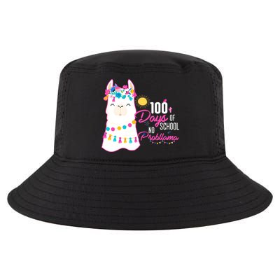 No Probllama 100 Days Of School Cool Comfort Performance Bucket Hat