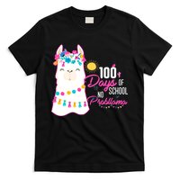 No Probllama 100 Days Of School T-Shirt