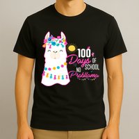 No Probllama 100 Days Of School T-Shirt
