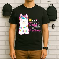 No Probllama 100 Days Of School T-Shirt