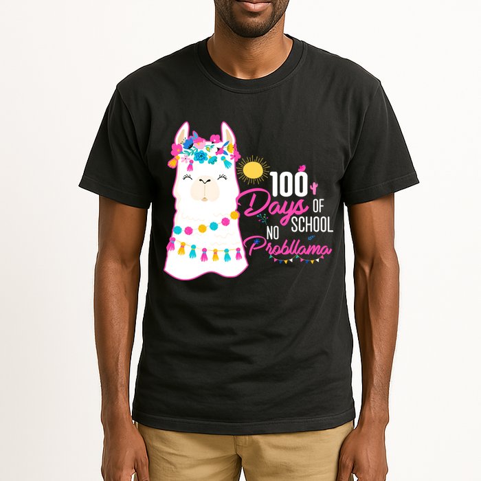 No Probllama 100 Days Of School Tall T-Shirt