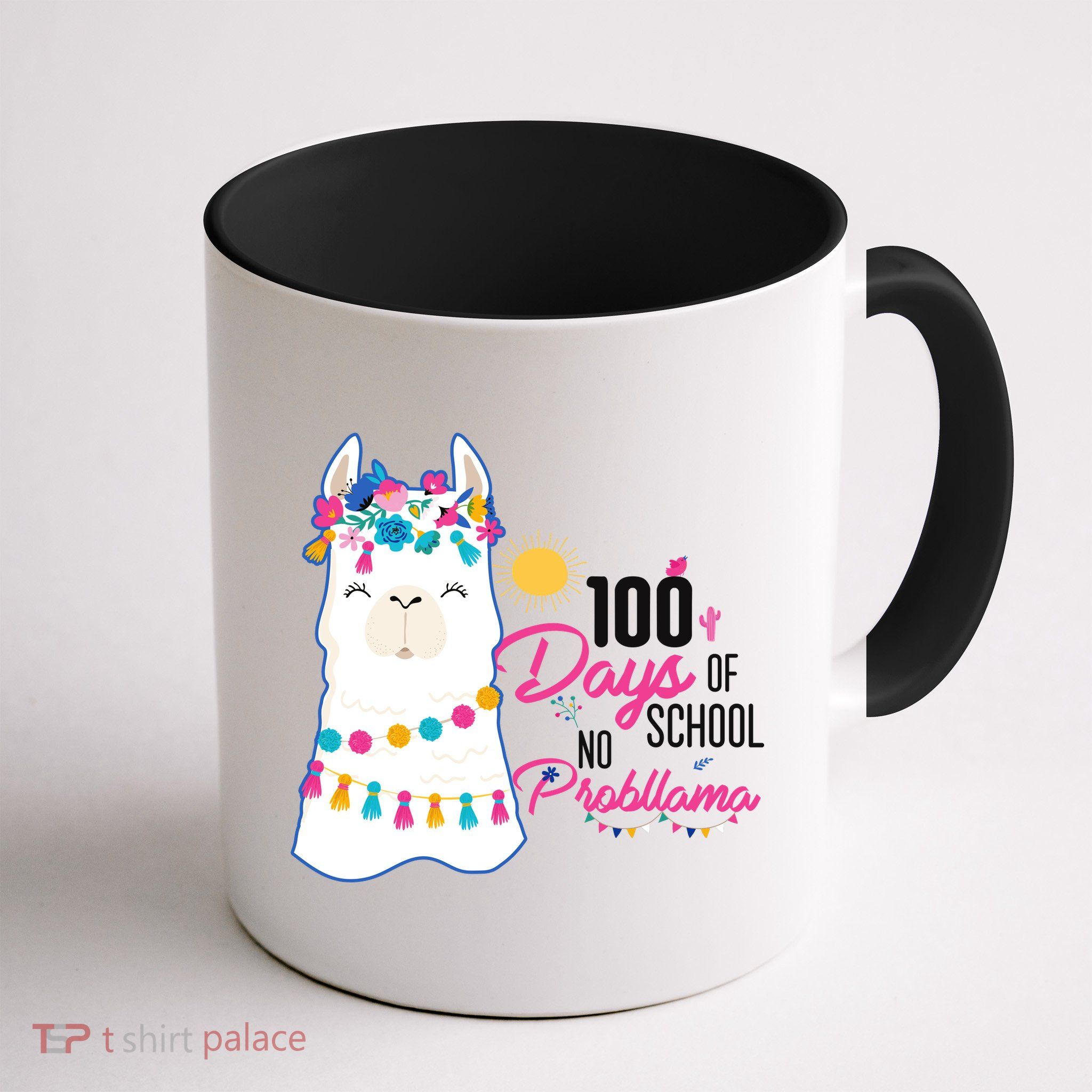 No Probllama 100 Days Of School Mug