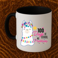 No Probllama 100 Days Of School Mug