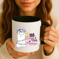 No Probllama 100 Days Of School Mug