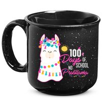 No Probllama 100 Days Of School 15oz Campfire Ceramic Mug
