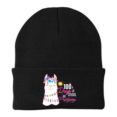 No Probllama 100 Days Of School Beanie