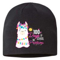 No Probllama 100 Days Of School Sustainable Beanie