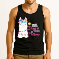 No Probllama 100 Days Of School Tank Top