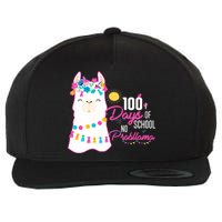 No Probllama 100 Days Of School Wool Snapback Cap