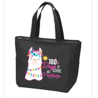 No Probllama 100 Days Of School Zip Tote Bag