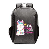 No Probllama 100 Days Of School Vector Backpack