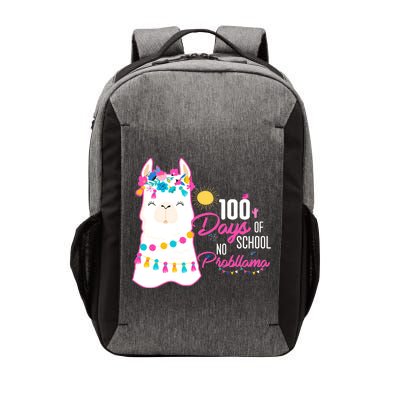 No Probllama 100 Days Of School Vector Backpack