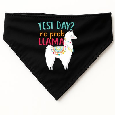 No Probllama Rock The Test Funny USA-Made Doggie Bandana