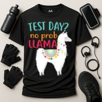 No Probllama Rock The Test Funny Performance Shirt