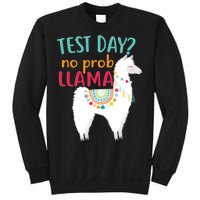 No Probllama Rock The Test Funny Sweatshirt