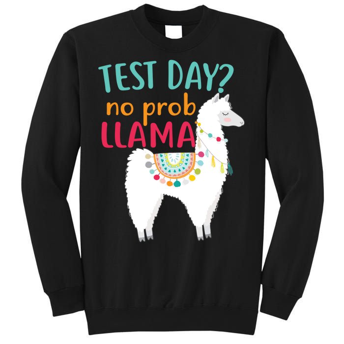 No Probllama Rock The Test Funny Sweatshirt