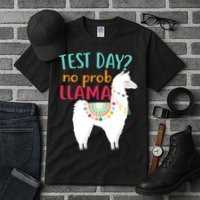 No Probllama Rock The Test Funny Tall T-Shirt