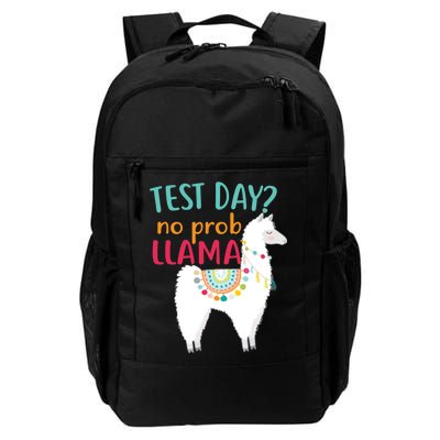 No Probllama Rock The Test Funny Daily Commute Backpack