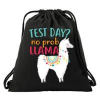 No Probllama Rock The Test Funny Drawstring Bag