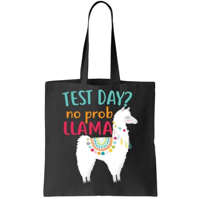 No Probllama Rock The Test Funny Tote Bag