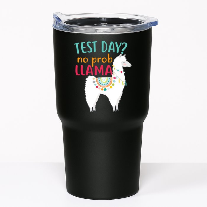 No Probllama Rock The Test Funny Tumbler
