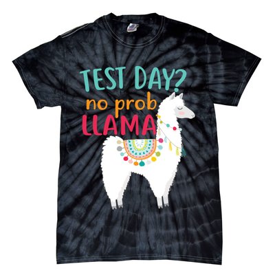 No Probllama Rock The Test Funny Tie-Dye T-Shirt