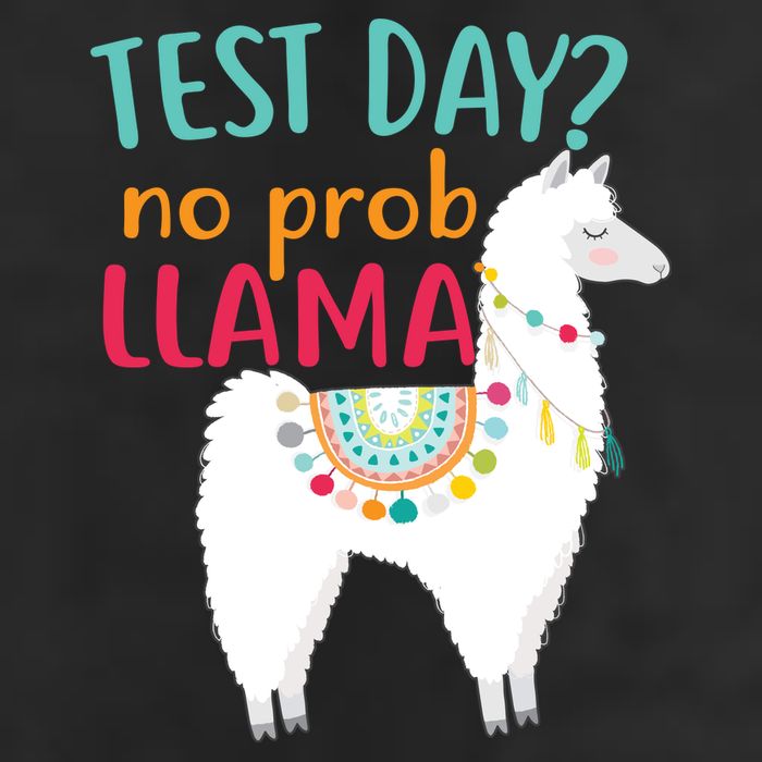 No Probllama Rock The Test Funny Golf Towel
