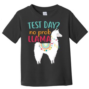 No Probllama Rock The Test Funny Toddler T-Shirt