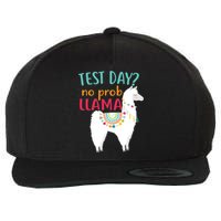 No Probllama Rock The Test Funny Wool Snapback Cap