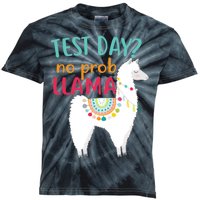 No Probllama Rock The Test Funny Kids Tie-Dye T-Shirt