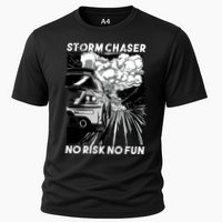 No Risk No Fun Car Racing Cooling Performance Crew T-Shirt
