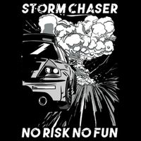 No Risk No Fun Car Racing Tie-Dye T-Shirt