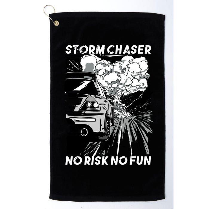 No Risk No Fun Car Racing Golf Towel