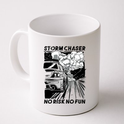 No Risk No Fun Car Racing Coffee Mug