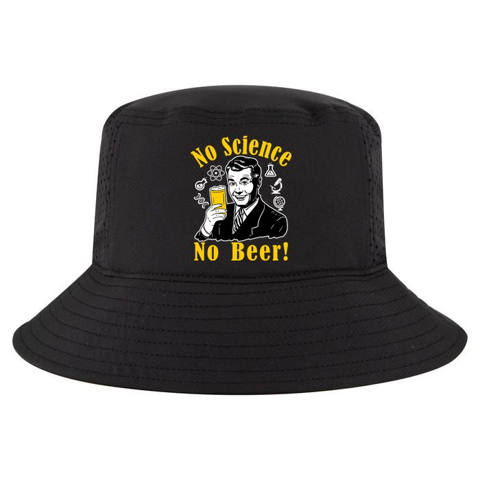 No Science No Beer - Beer Guy Science Logos Cool Comfort Performance Bucket Hat