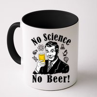 No Science No Beer - Beer Guy Science Logos Mug
