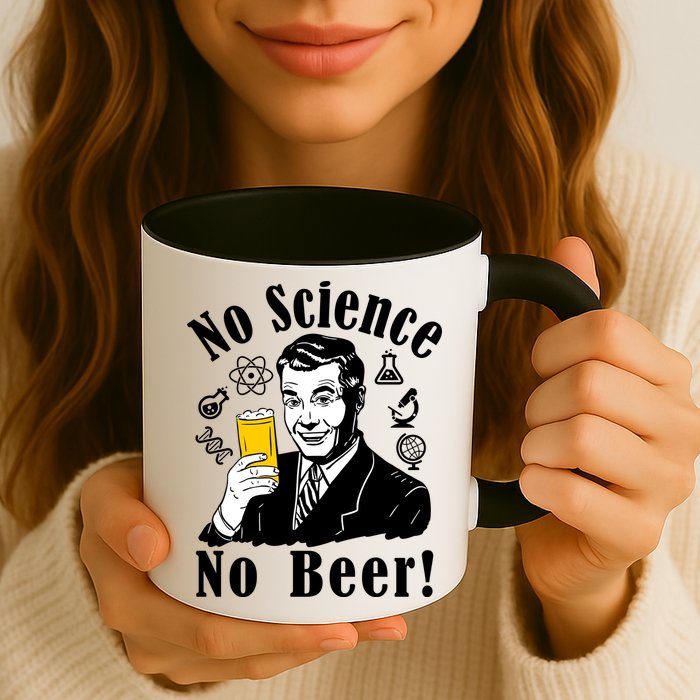 No Science No Beer - Beer Guy Science Logos Mug