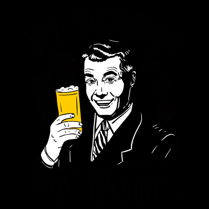 No Science No Beer - Beer Guy Science Logos Mug