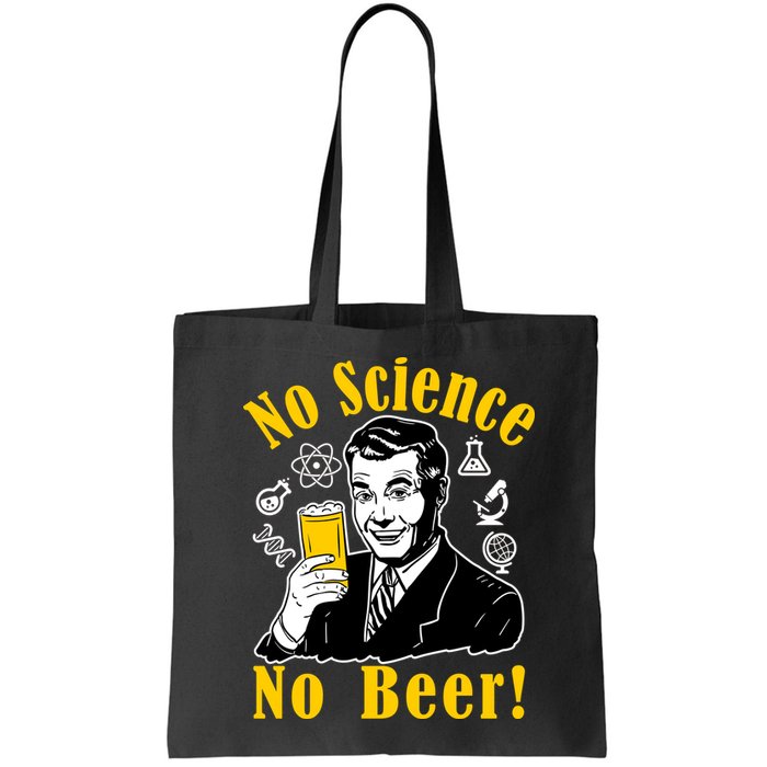 No Science No Beer - Beer Guy Science Logos Bag