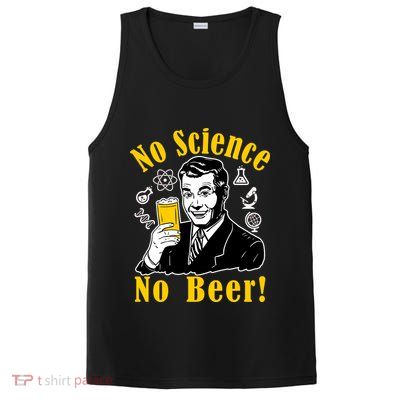 No Science No Beer - Beer Guy Science Logos PosiCharge Competitor Tank