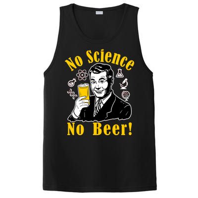 No Science No Beer - Beer Guy Science Logos PosiCharge Competitor Tank