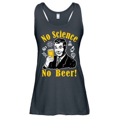 No Science No Beer - Beer Guy Science Logos Ladies Essential Flowy Tank