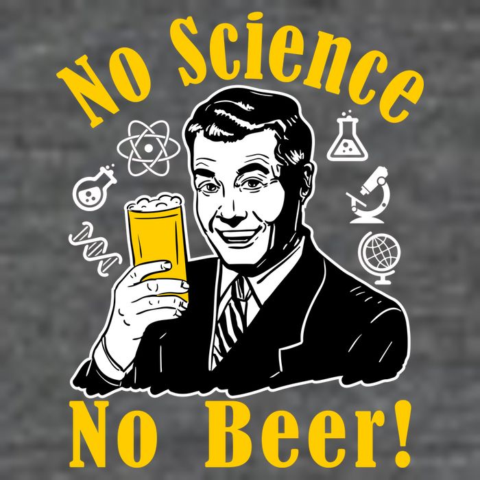No Science No Beer - Beer Guy Science Logos Flatbill Hat