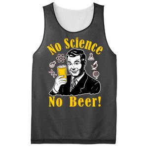 No Science No Beer - Beer Guy Science Logos Mesh Reversible Basketball Jersey Tank